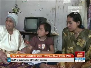 Ibu dan anak menderita barah rayu bantuan orang ramai