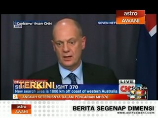 MH370 press conference by Australian Deputy Prime Minister
