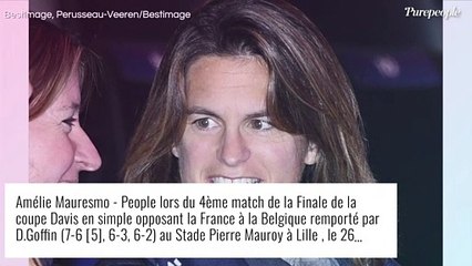 "Qui est cette personne ?!" : Amélie Mauresmo ressort une photo dossier, avec lunettes et frange ratée