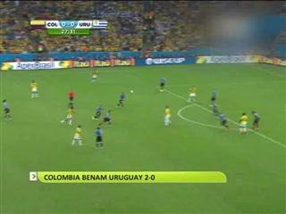 Colombia benam Uruguay 2-0, James Rodriguez wira