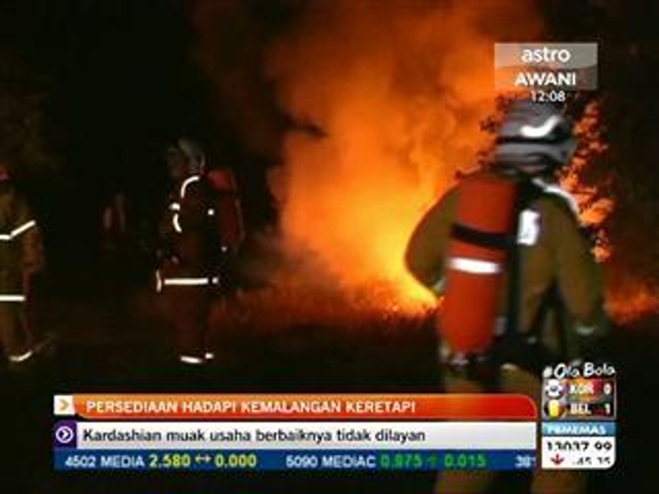 Persediaan menghadapi kemalangan keretapi
