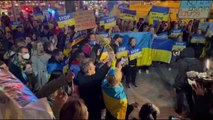 Rusya'nın Ukrayna'ya saldırısı Tel Aviv'de protesto edildi