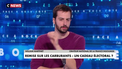 William Martinet : «Cette annonce fait remise commerciale juste avant les élections, cela donne l’impression d’avoir un vote macron, un plein offert»