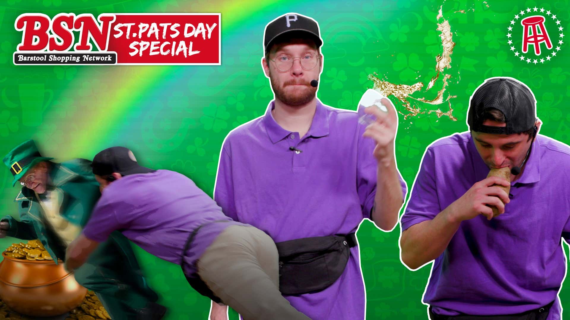 ⁣The Barstool Shopping Network - St. Patrick's Day Special