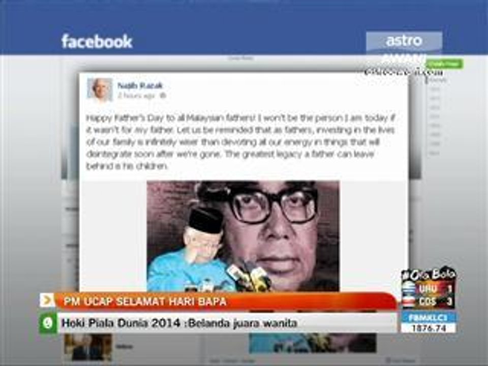 PM ucap Selamat Hari Bapa