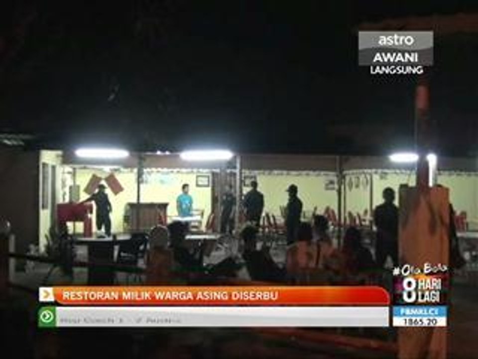 Restoran milik warga asing diserbu