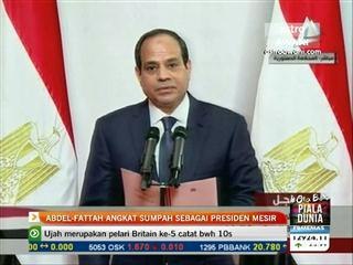 Abdel Fattah angkat sumpah sebagai Presiden Mesir