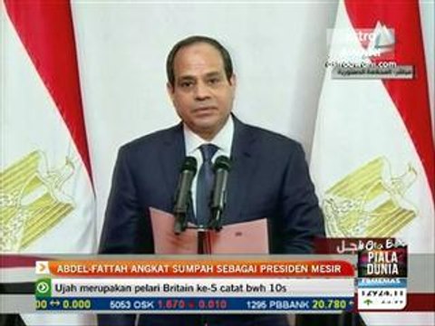 Abdel Fattah angkat sumpah sebagai Presiden Mesir
