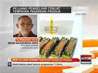 Peluang jenama tempatan pasarkan produk coklat