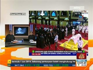 Istiadat penghormatan terakhir Langsung dari Istana Iskandariah