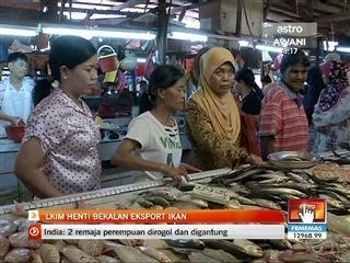 LKIM henti bekalan eksport ikan