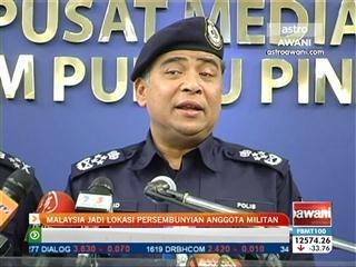 Malaysia jadi lokasi persembunyian anggota militan