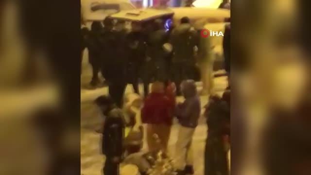 İstanbul'da halaylı 'kar' kutlaması