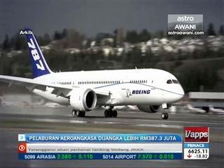 Pelaburan aeroangkasa dijangka melebihi RM387.3 juta