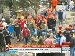 Semua mangsa letupan lombong dikhuatiri mati