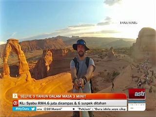 Selfie 3 tahun dalam masa 3 minit