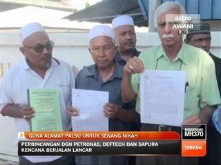 Guna alamat palsu untuk senang nikah