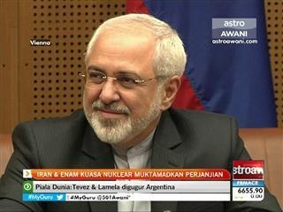 Iran & enam kuasa nuklear muktamatkan perjanjian