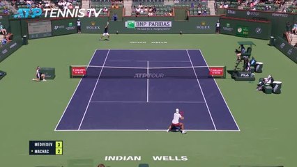 New number one Medvedev brushes aside Machac at Indian Wells