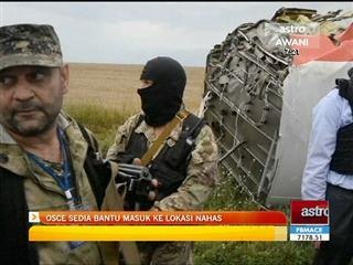 OSCE sedia bantu masuk ke lokasi nahas MH17