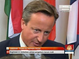 Amaran tegas EU kepada Rusia