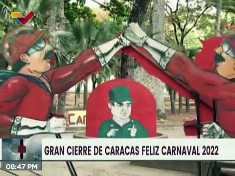 En Parque Los Caobos se desarrolla el Gran cierre del Caracas Feliz Carnaval 2022