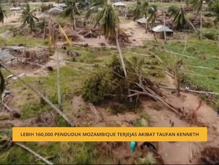 Lebih 160,000 penduduk Mozambique terjejas akibat taufan Kenneth