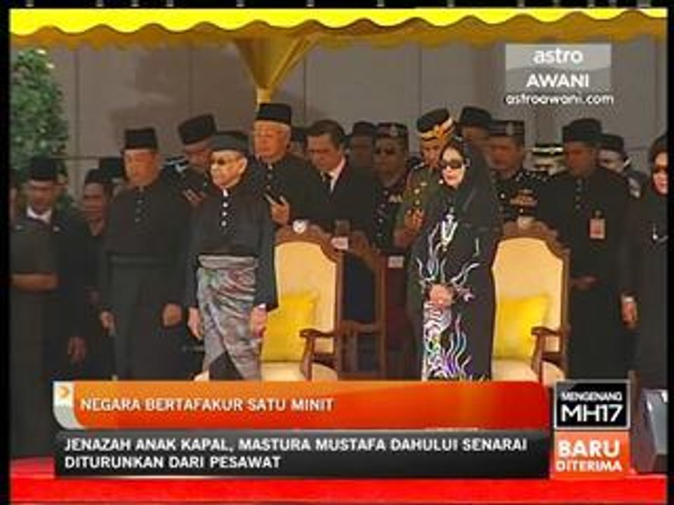 Negara bertafakur selama 1 minit