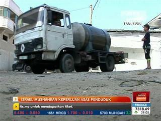 Israel musnahkan keperluan asas penduduk