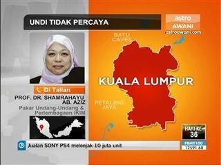 Undi tidak percaya: Reaksi Prof. Dr. Shamrahayu