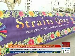 Lukisan batik tangan terpanjang diiktiraf MBOR