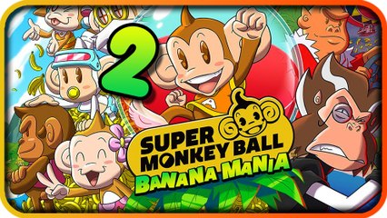 Super Monkey Ball: Banana Mania Part 2 (PS4)  World 2 - Volcanic Magma