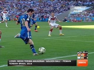 Aksi-aksi perlawanan akhir Piala Dunia 2014