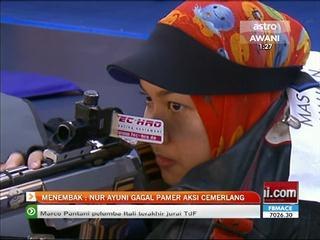 Menembak: Nur Ayuni gagal pamer aksi cemerlang