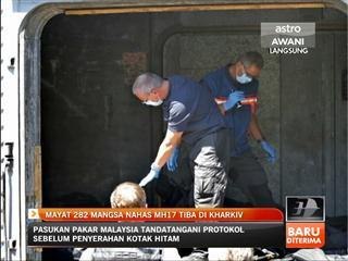 Mayat 282 mangsa nahas MH17 tiba di Kharkiv