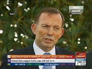 Australia gesa utamakan siasatan, akses lokasi nahas