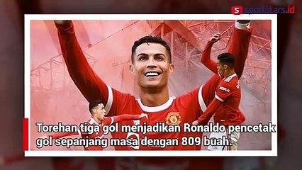 Selamat! Ronaldo Resmi Jadi Pencetak Gol Terbanyak Sepanjang Masa