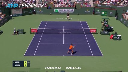 Nadal battles back from the brink to down Korda