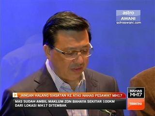 jangan halang siasatan ke atas nahas pesawat MH17