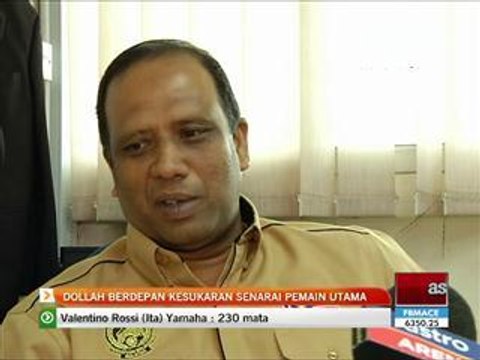 Dollah Salleh berdepan kesukaran senarai pemain utama