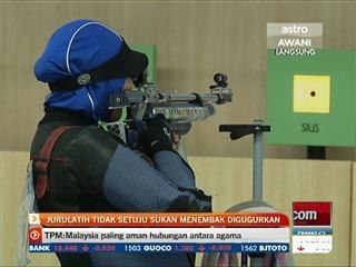 Jurulatih tidak setuju sukan menembak digugurkan