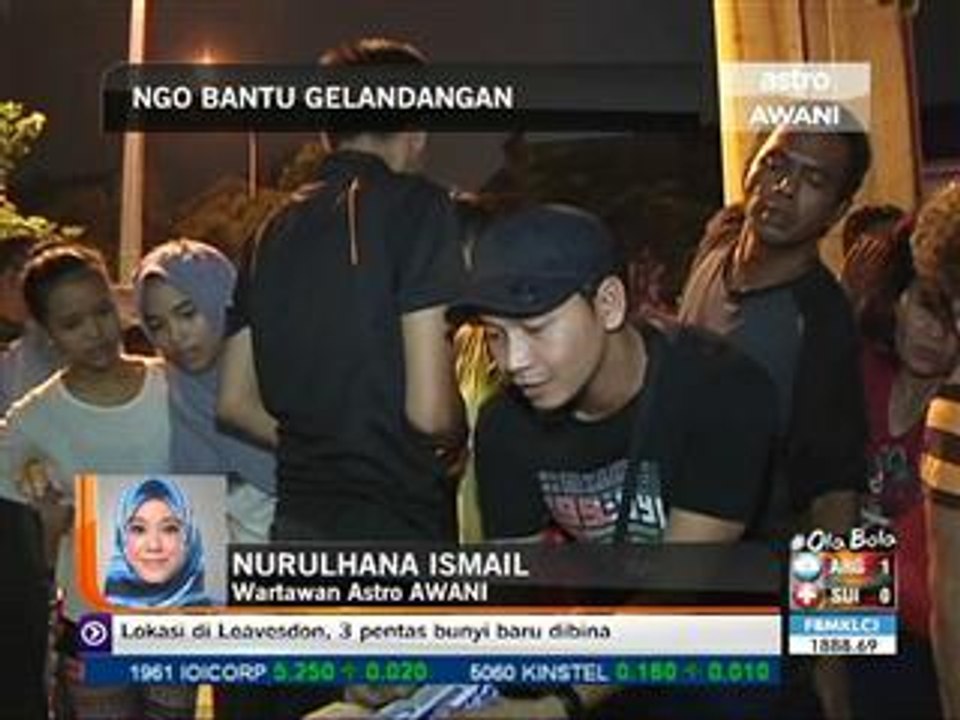 NGO bantu gelandangan