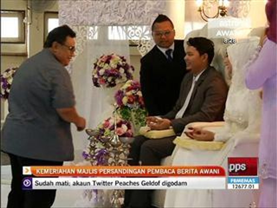 Kemeriahan majlis persandingan pembaca berita Astro Awani