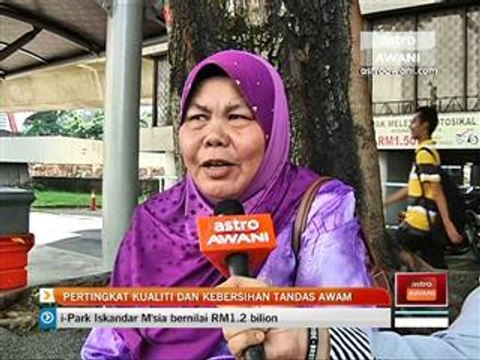 Pertingkat kualiti dan kebersihan tandas awam