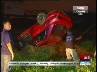 Penjenayah mati, kereta terbabas