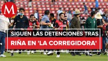 Detienen a otras 5 personas por riña en estadio de Querétaro; suman 22