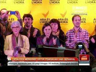 Catalonia mengundi untuk pemisahan dari Sepanyol