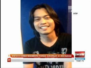#AF2014 Emma Maembong kongsi sokongan di Instagram