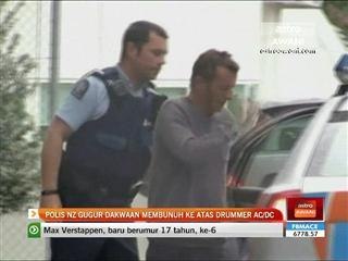 Polis NZ gugur dakwaan membunuh ke atas drummer AC/DC