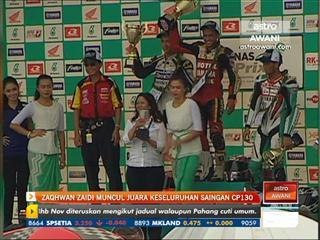 Zaqhwan Zaidi muncul juara keseluruhan saingan CP130
